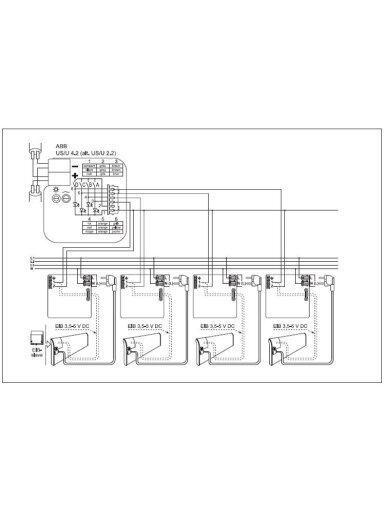 Vykdantysis mechanizmas Glamox Heating EIB Slave