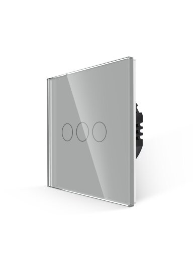 WiFi tripolis sensorinis jungiklis Feelspot, pilkas 600W