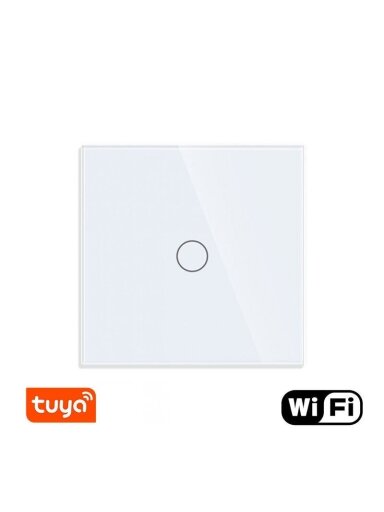 WiFi vienpolis sensorinis jungiklis Feelspot, baltas 600W