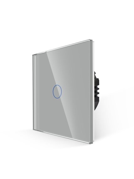 WiFi vienpolis sensorinis jungiklis Feelspot, pilkas 600W 1